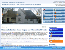 Tablet Screenshot of cornfordhouse.org