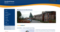Desktop Screenshot of cornfordhouse.co.uk